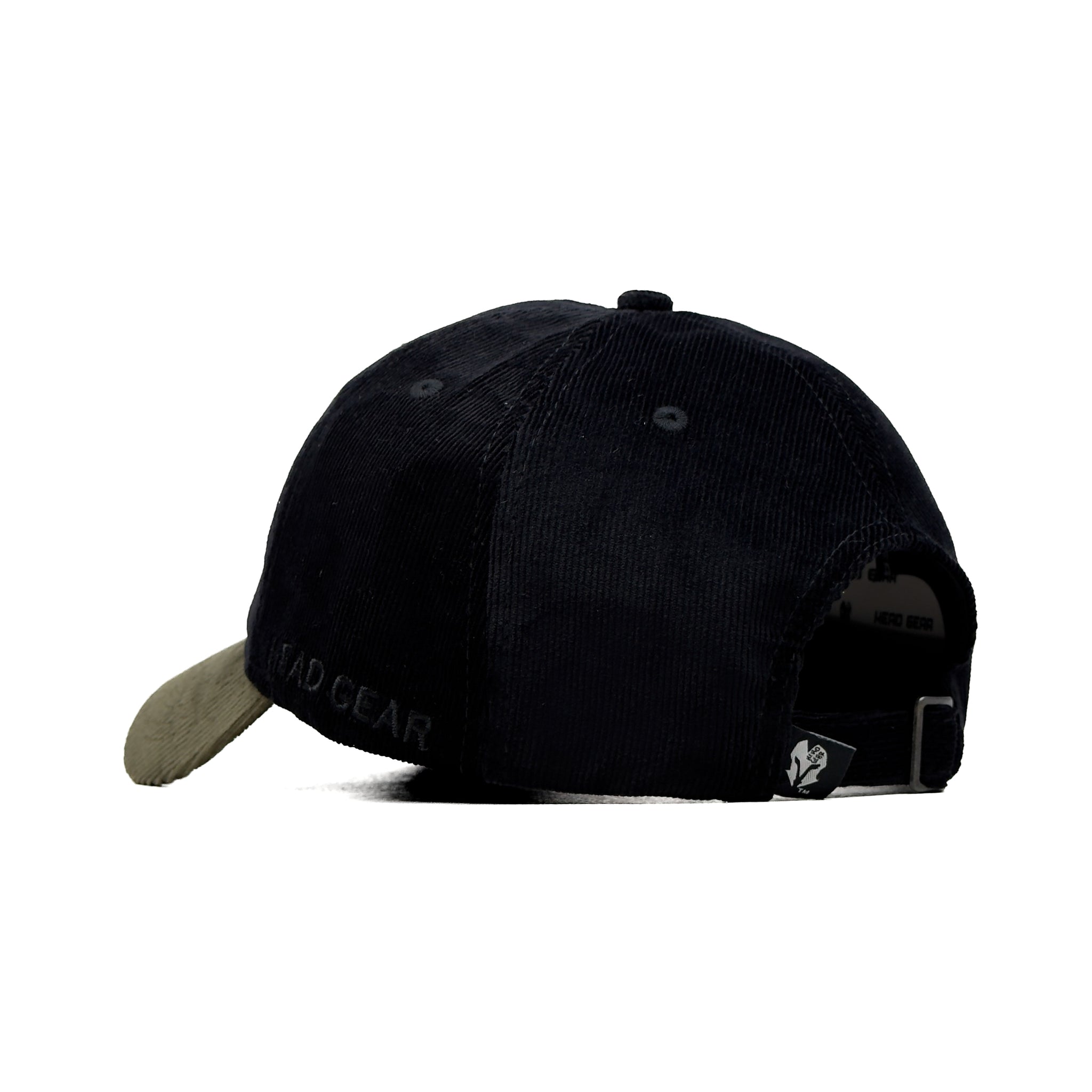 HEAD GEAR BLACK OLIVE DUAL TONE CORD CAP