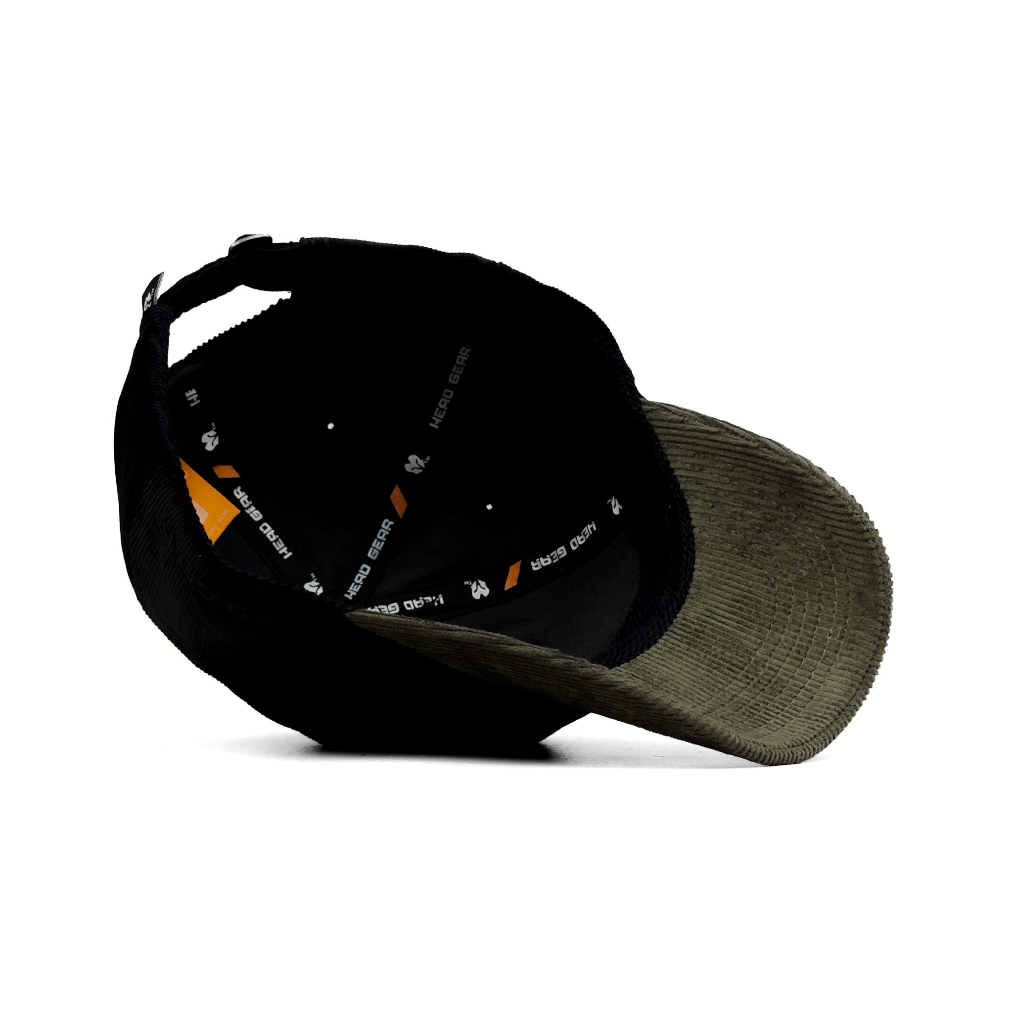 HEAD GEAR BLACK OLIVE DUAL TONE CORD CAP