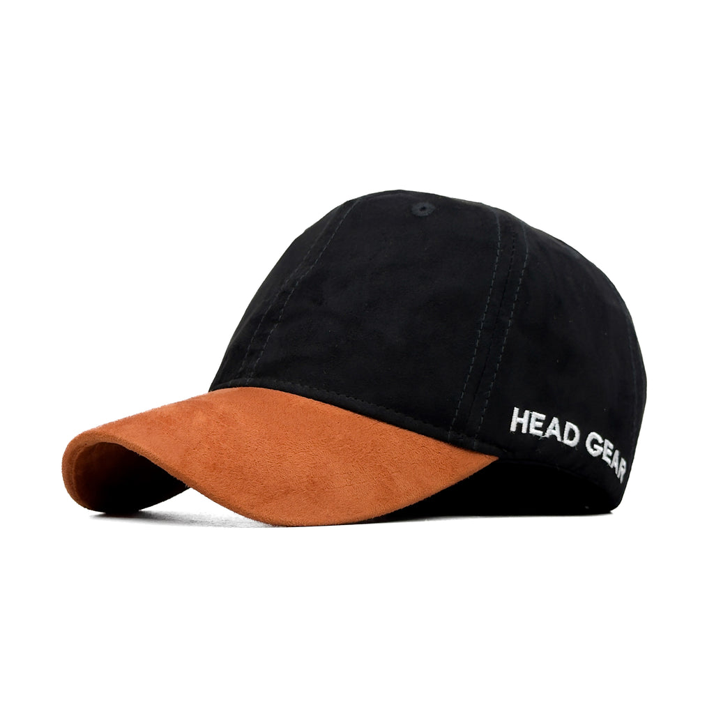 HEAD GEAR BLACK ORANGE DUAL TONE CAP