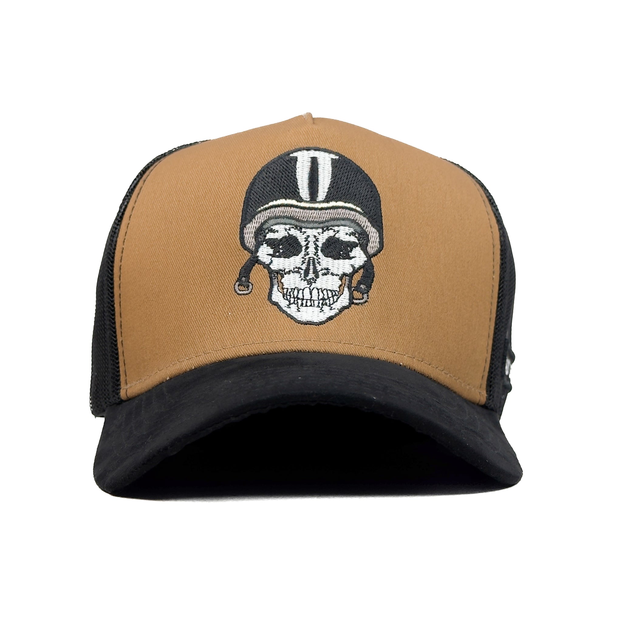 HEAD GEAR GHOST SKULL TRUCKER CAP