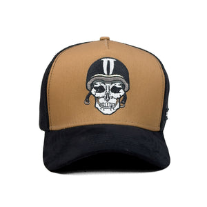 HEAD GEAR GHOST SKULL TRUCKER CAP