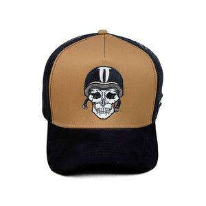 HEAD GEAR GHOST SKULL TRUCKER CAP