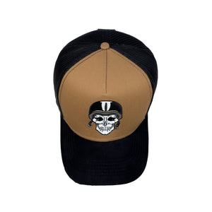 HEAD GEAR GHOST SKULL TRUCKER CAP