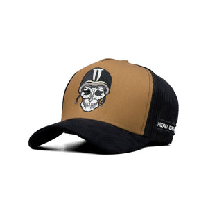 HEAD GEAR GHOST SKULL TRUCKER CAP