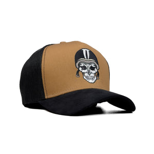 HEAD GEAR GHOST SKULL TRUCKER CAP