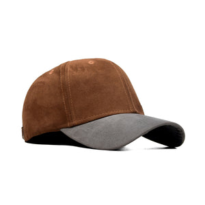 HEAD GEAR CHOCOLATE GREY DUAL TONE RUSTIC METAL CAP