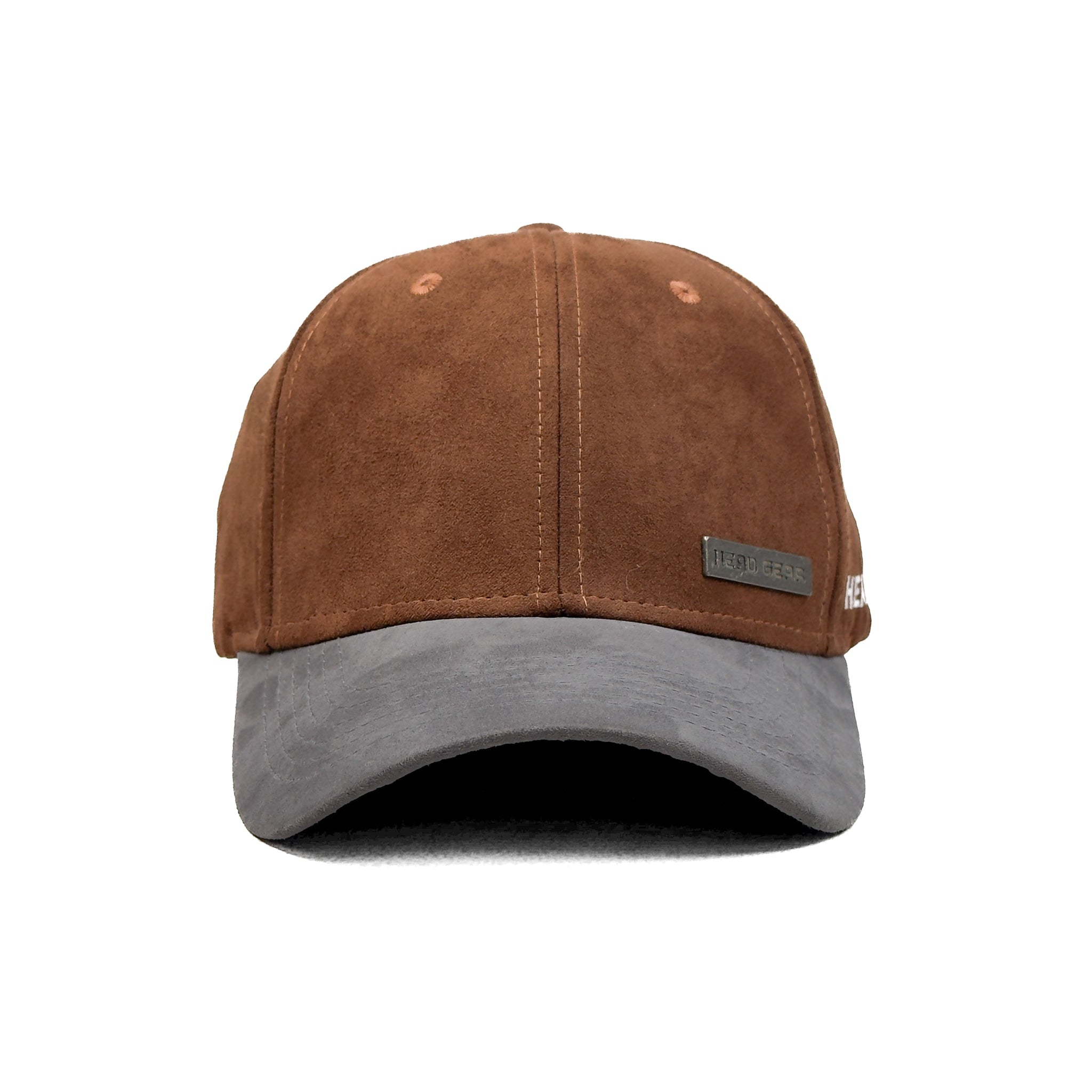 HEAD GEAR CHOCOLATE GREY DUAL TONE RUSTIC METAL CAP