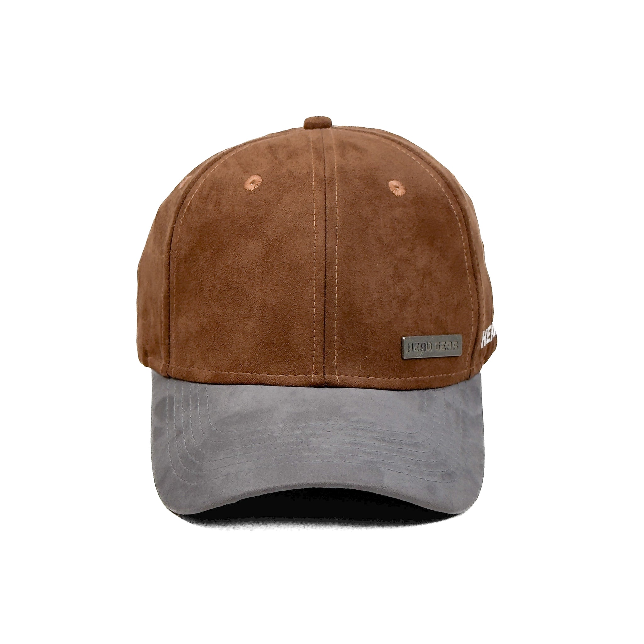 HEAD GEAR CHOCOLATE GREY DUAL TONE RUSTIC METAL CAP