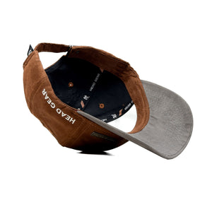 HEAD GEAR CHOCOLATE GREY DUAL TONE RUSTIC METAL CAP