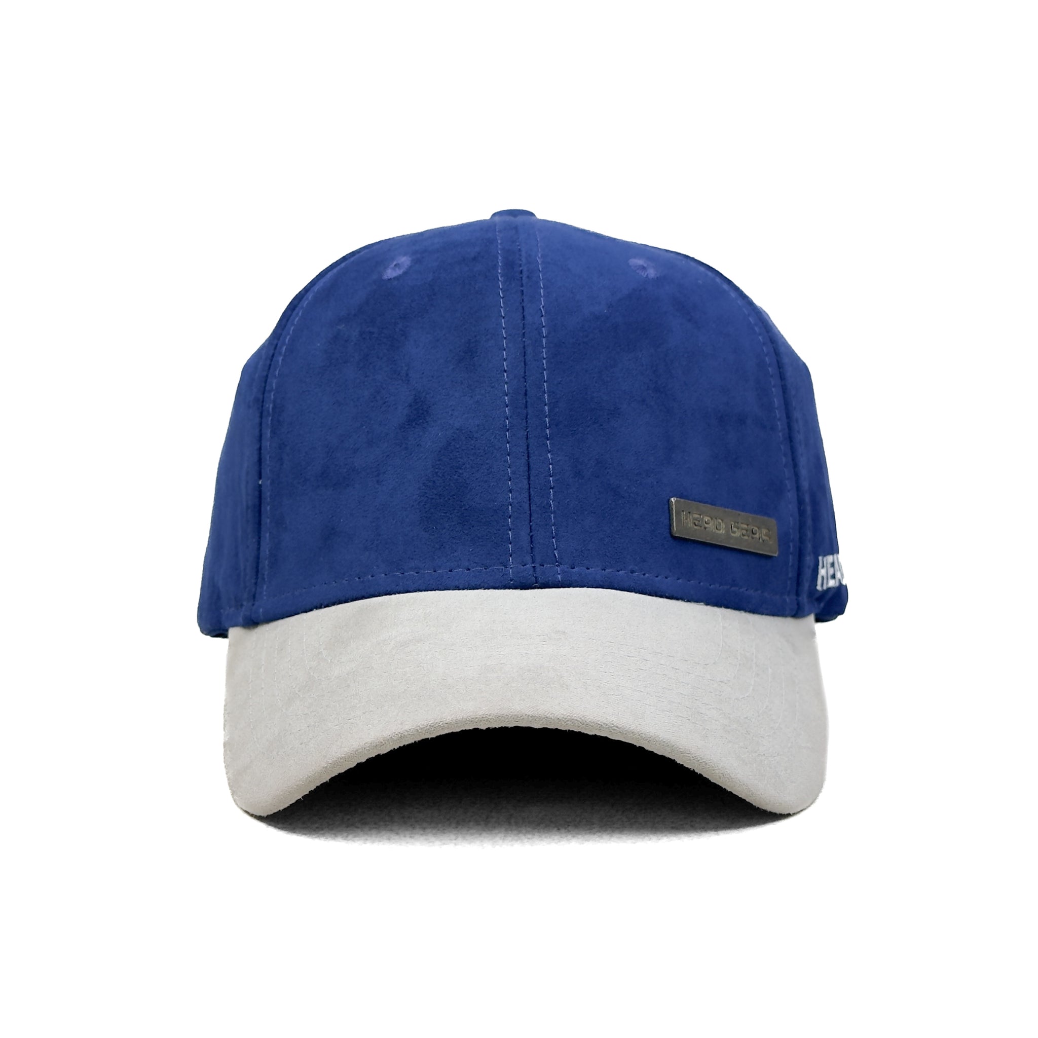 HEAD GEAR BLUE GREY DUAL TONE RUSTIC METAL CAP