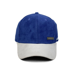 HEAD GEAR BLUE GREY DUAL TONE RUSTIC METAL CAP