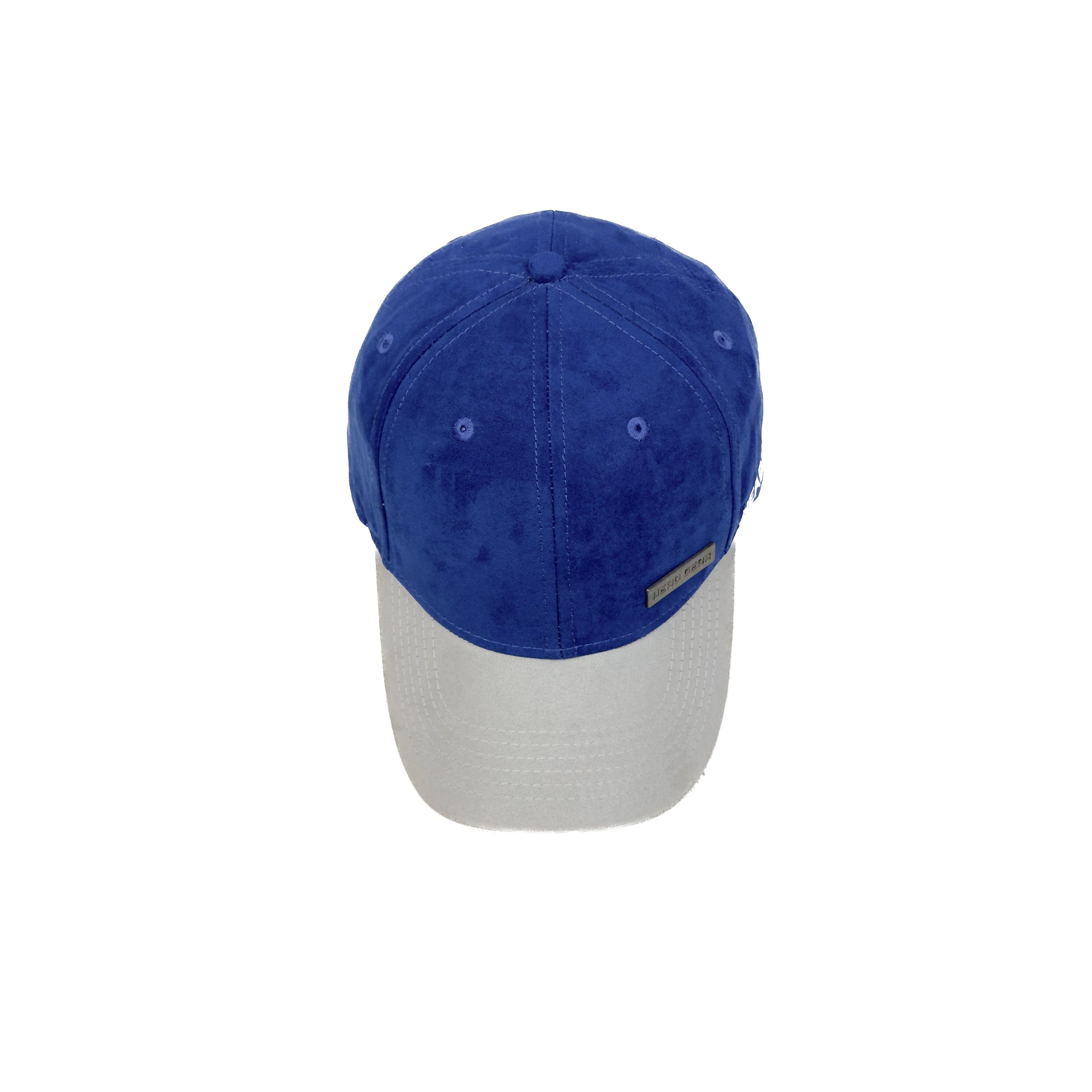 HEAD GEAR BLUE GREY DUAL TONE RUSTIC METAL CAP