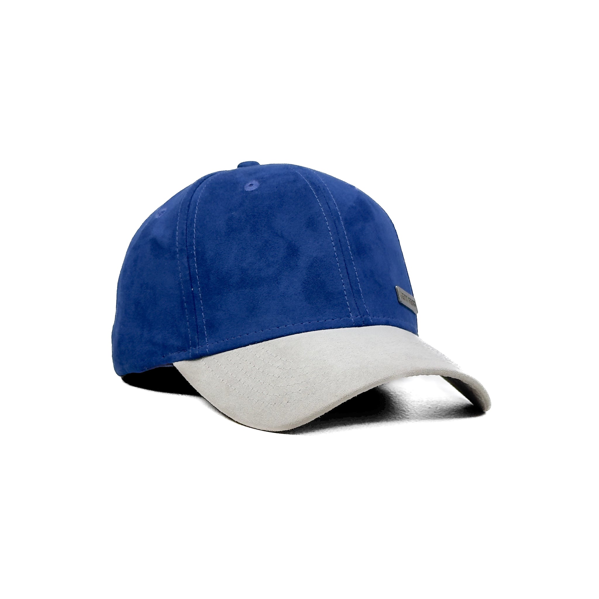 HEAD GEAR BLUE GREY DUAL TONE RUSTIC METAL CAP