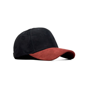 HEAD GEAR BLACK RED DUAL TONE RUSTIC METAL CAP