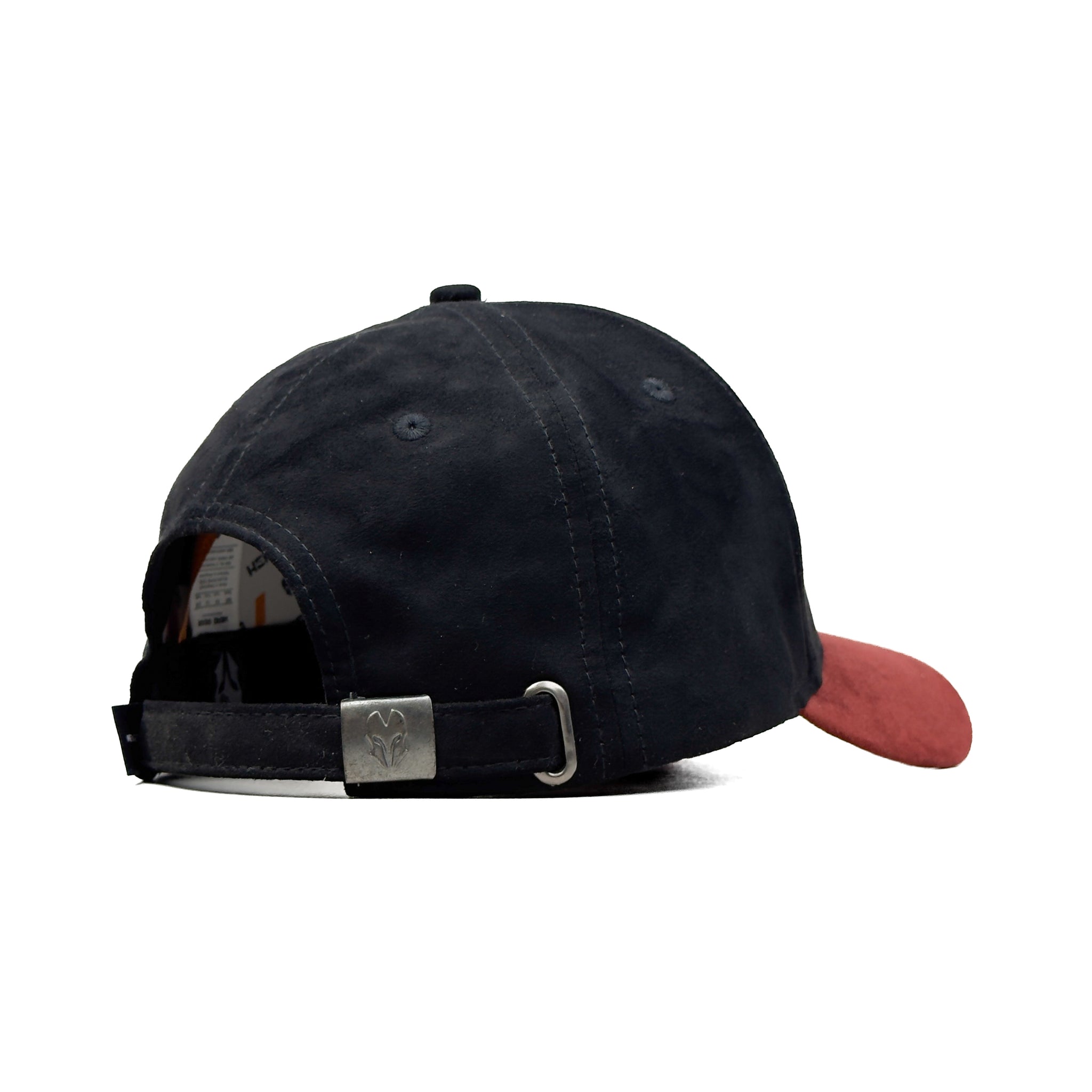 HEAD GEAR BLACK RED DUAL TONE RUSTIC METAL CAP