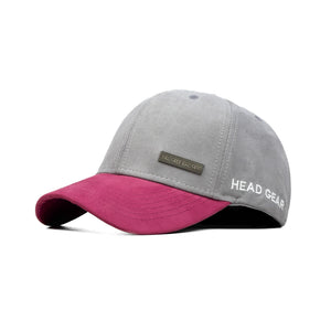 HEAD GEAR GREY PINK DUAL TONE RUSTIC METAL CAP