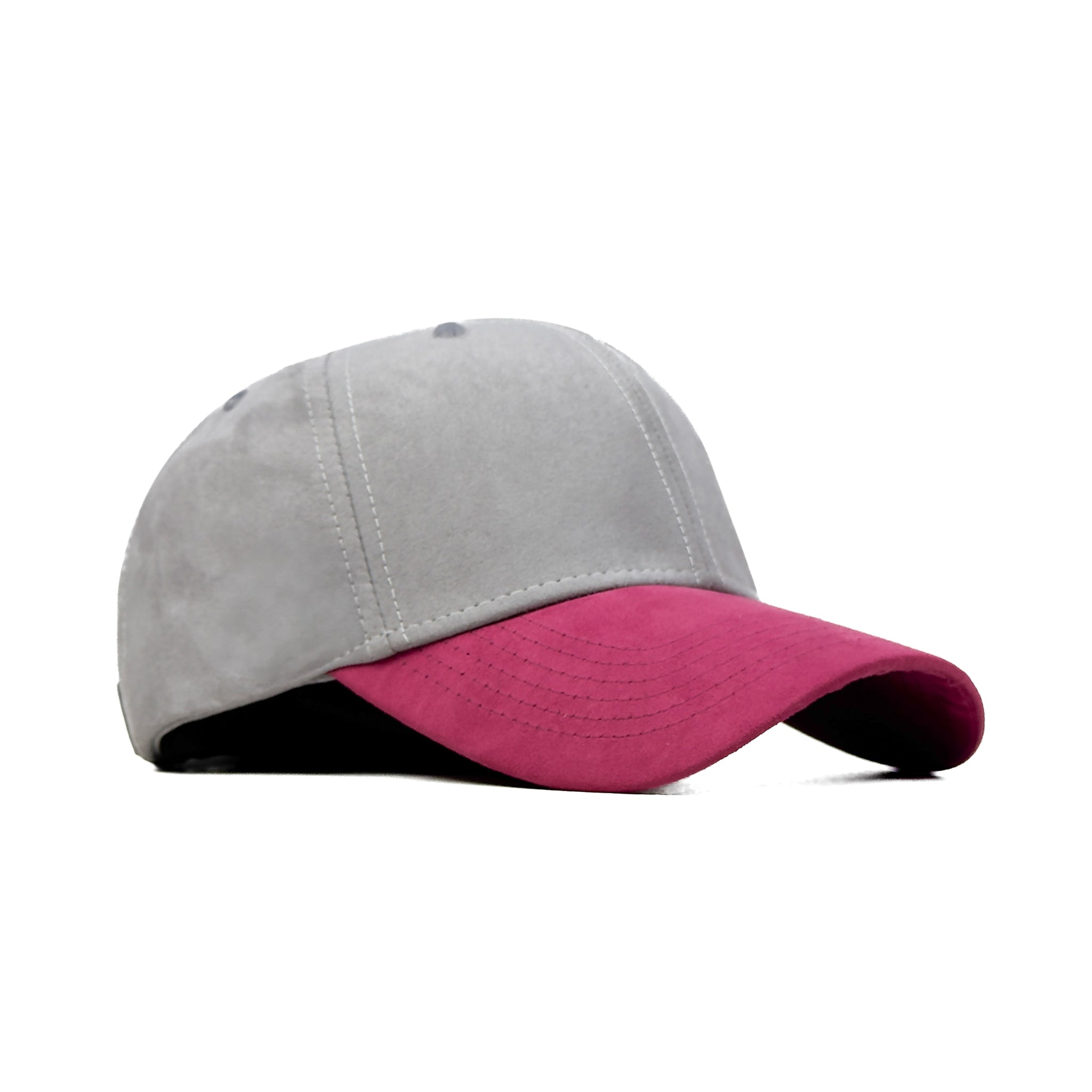 HEAD GEAR GREY PINK DUAL TONE RUSTIC METAL CAP