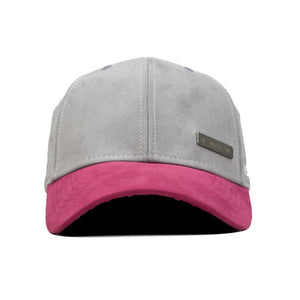 HEAD GEAR GREY PINK DUAL TONE RUSTIC METAL CAP