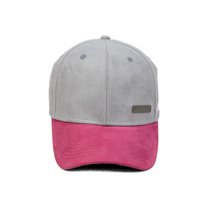 HEAD GEAR GREY PINK DUAL TONE RUSTIC METAL CAP