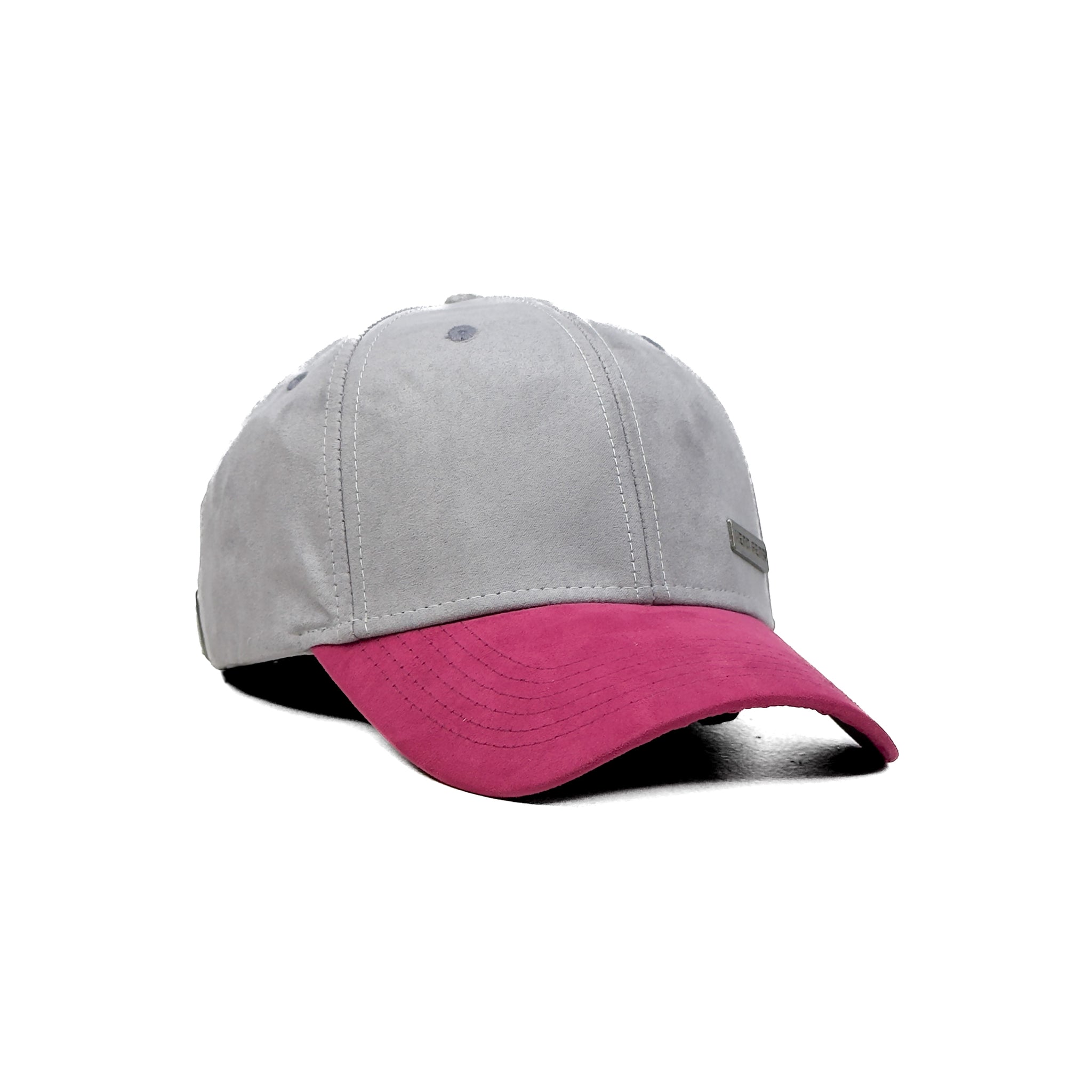 HEAD GEAR GREY PINK DUAL TONE RUSTIC METAL CAP