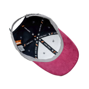 HEAD GEAR GREY PINK DUAL TONE RUSTIC METAL CAP