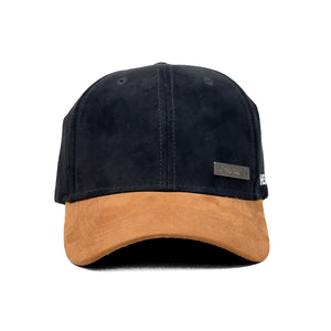 HEAD GEAR BLACK BROWN DUAL TONE RUSTIC METAL CAP