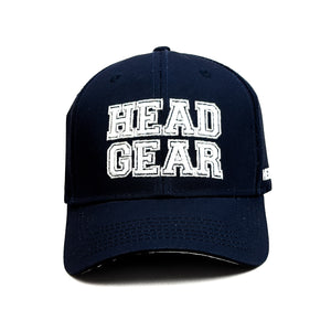 HEAD GEAR NAVY BLUE COLLEGE CAP