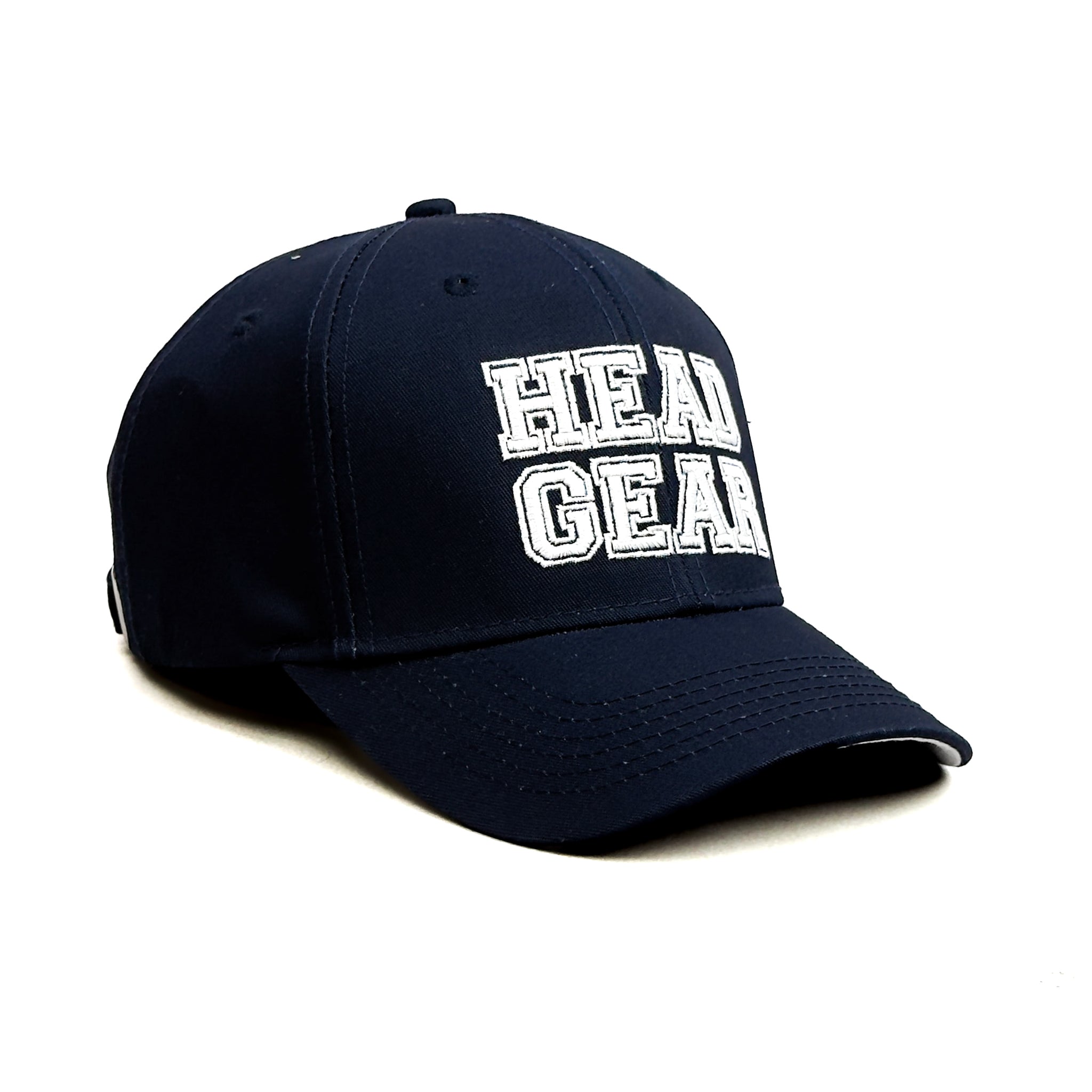 HEAD GEAR NAVY BLUE COLLEGE CAP