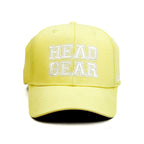 HEAD GEAR LIGHT YELLOW COLLEGE CAP