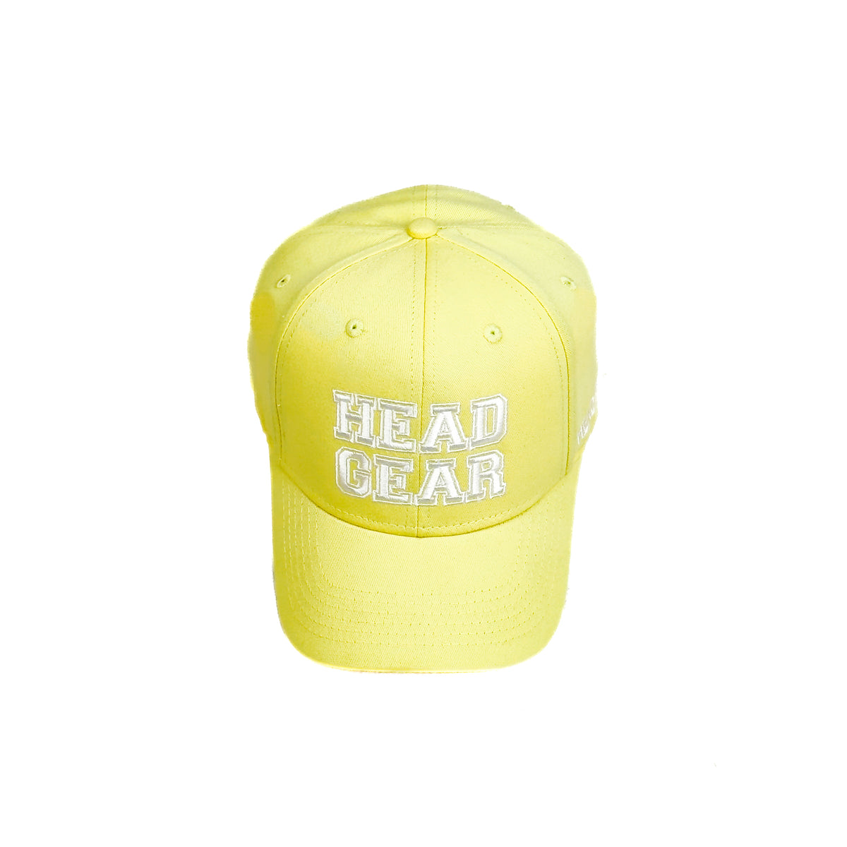 HEAD GEAR LIGHT YELLOW COLLEGE CAP