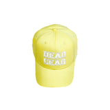 HEAD GEAR LIGHT YELLOW COLLEGE CAP