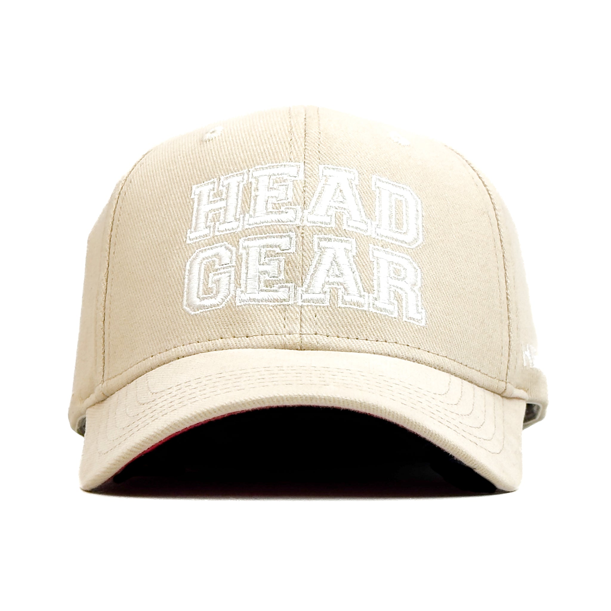 HEAD GEAR CREAME COLLEGE CAP