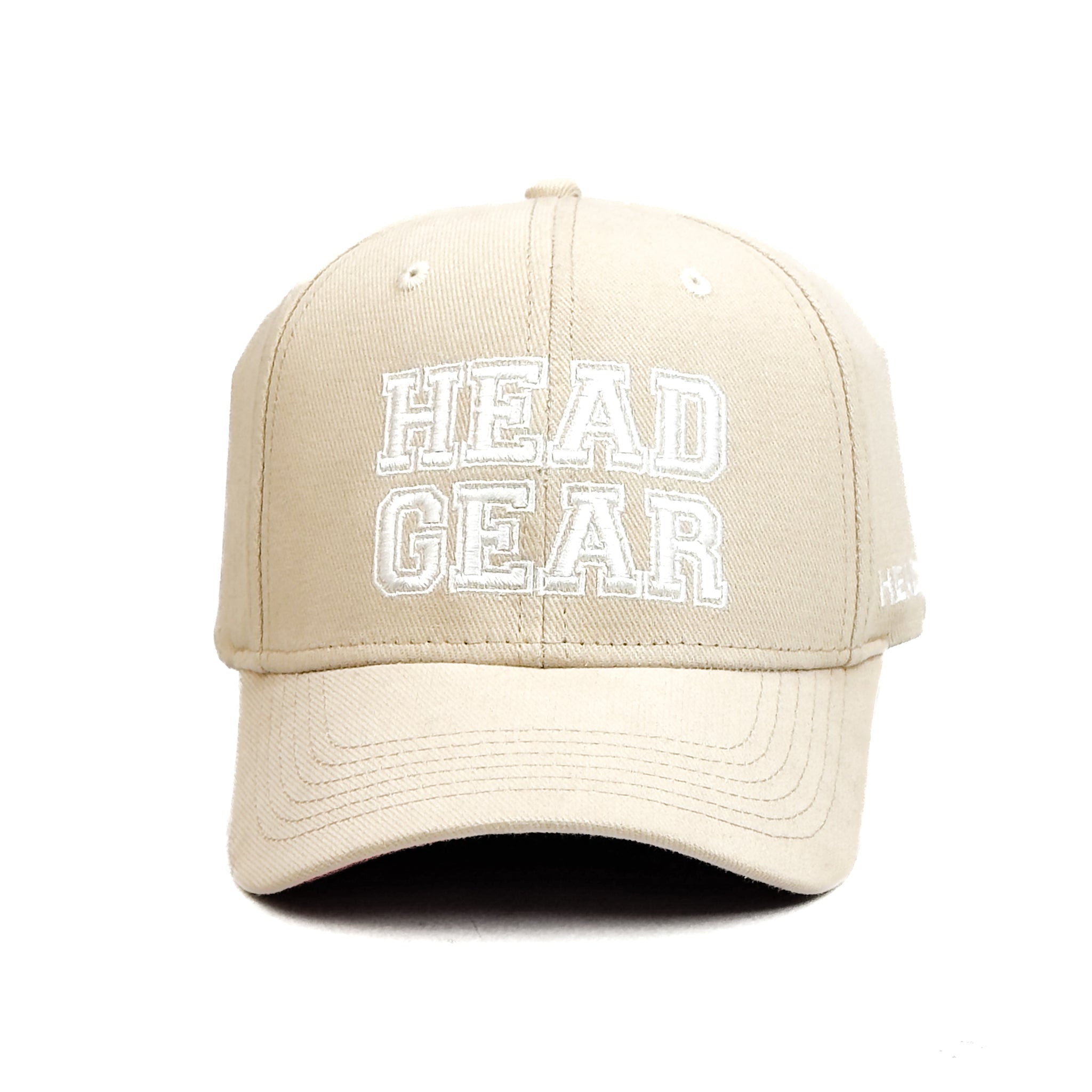 HEAD GEAR CREAME COLLEGE CAP