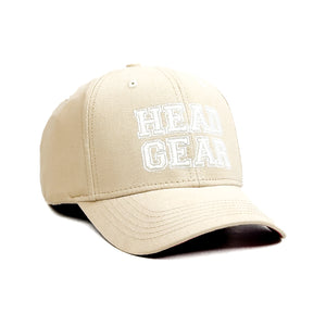 HEAD GEAR CREAME COLLEGE CAP