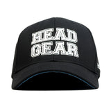 HEAD GEAR BLACK COLLEGE CAP