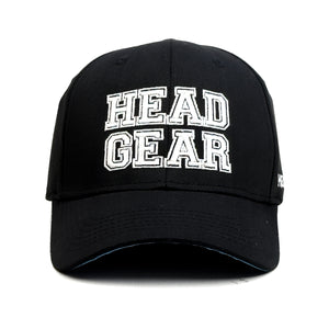 HEAD GEAR BLACK COLLEGE CAP