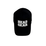 HEAD GEAR BLACK COLLEGE CAP