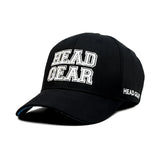 HEAD GEAR BLACK COLLEGE CAP