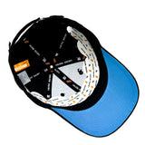 HEAD GEAR BLACK COLLEGE CAP