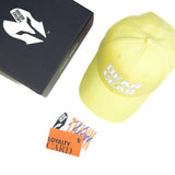 HEAD GEAR LIGHT YELLOW COLLEGE CAP