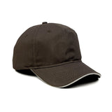 HEAD GEAR COFFEE WITH GREY SANDWICH CAP