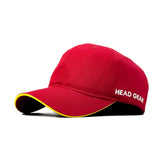 HEAD GEAR RED WITH YELLOW SANDWICH CAP