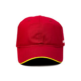 HEAD GEAR RED WITH YELLOW SANDWICH CAP
