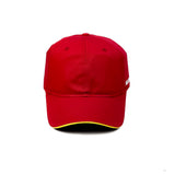 HEAD GEAR RED WITH YELLOW SANDWICH CAP