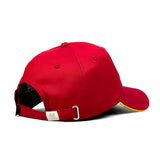 HEAD GEAR RED WITH YELLOW SANDWICH CAP