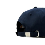HEAD GEAR NAVY BLUE WITH BROWN SANDWICH CAP
