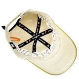 HEAD GEAR CREAM WITH OLIVE SANDWICH CAP