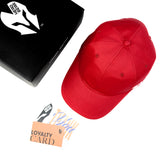 HEAD GEAR RED WITH YELLOW SANDWICH CAP