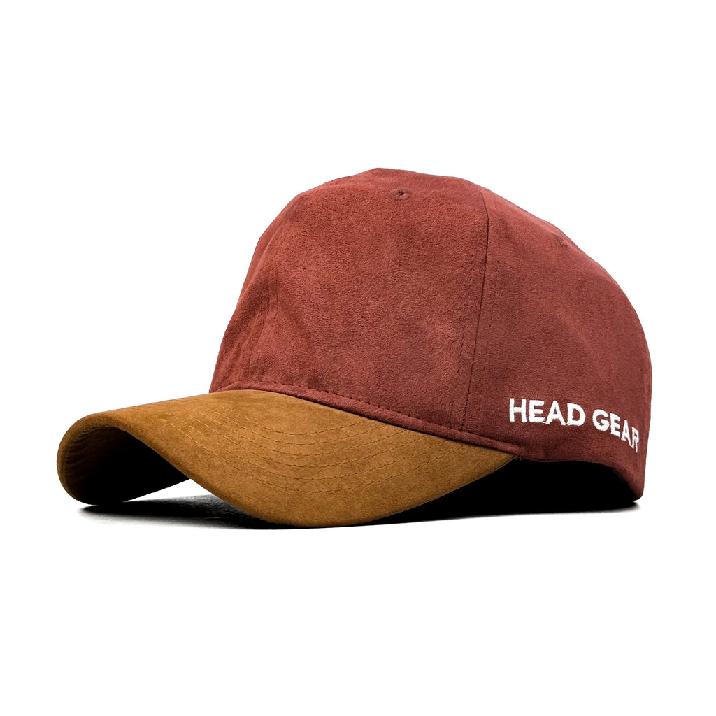 HEAD GEAR BURN RED BROWN DUAL TONE CAP