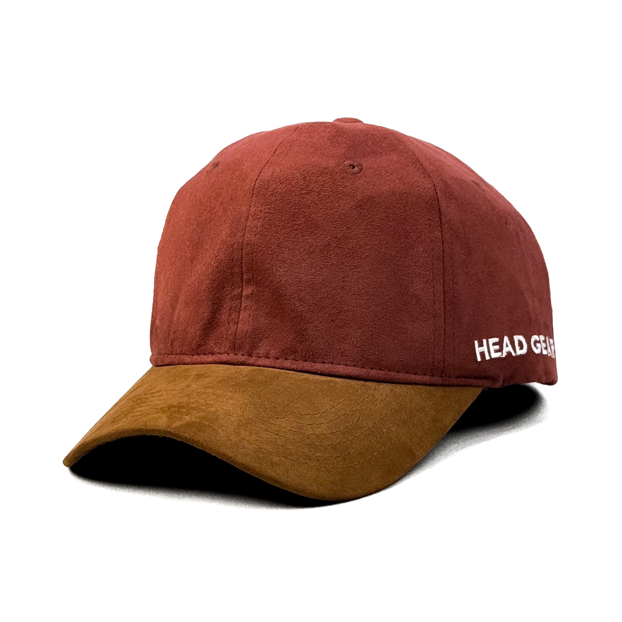 HEAD GEAR BURN RED BROWN DUAL TONE CAP